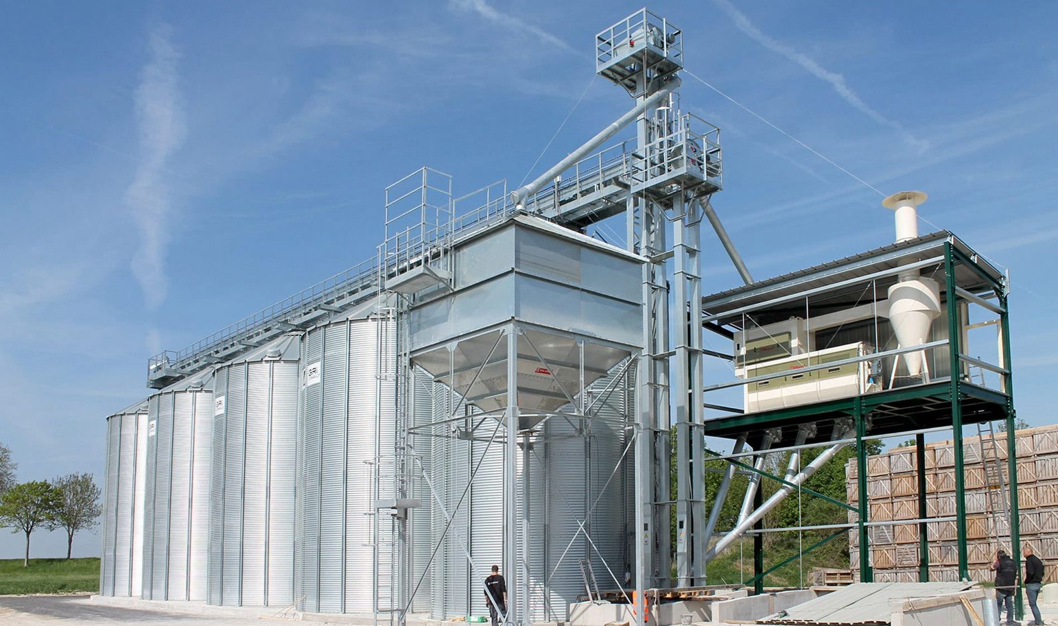 Installation de silos